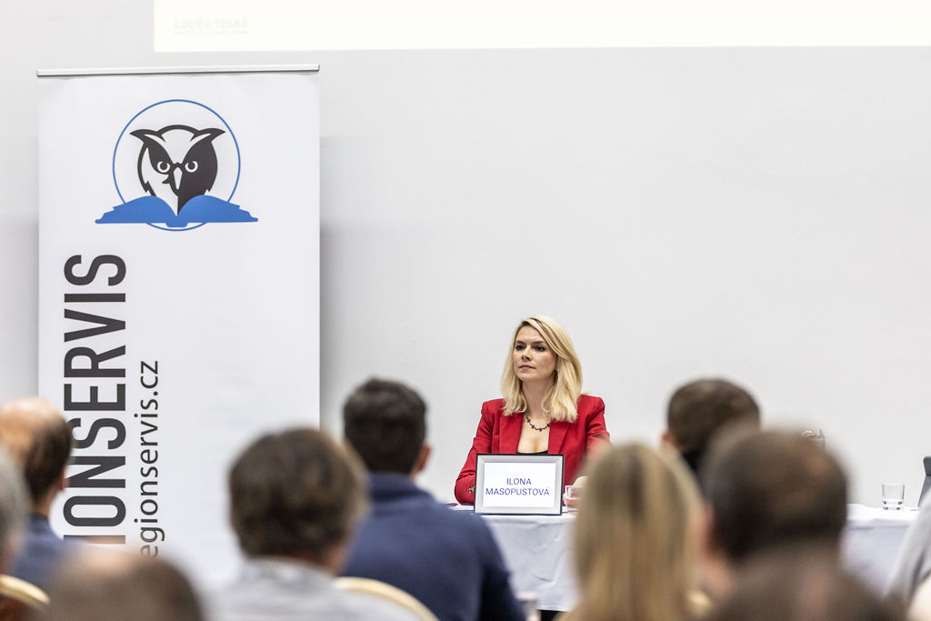 Moderátorka konference Ilona Masopustová