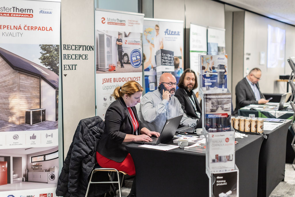 Recepce a registrace účastníků setkání